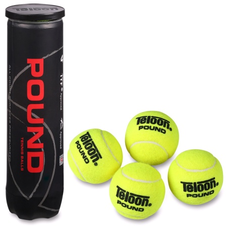 Купить Мяч для большого тенниса Teloon 828Т Р4  (4 шт) в Сычёвке 